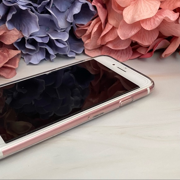 Beautiful Hand Pressed Pink & Purple Flower Glitter iPhone Case - Picture 10 of 16